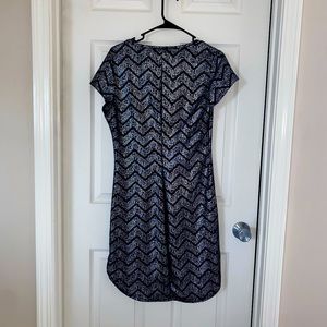 Never worn! Short black/silver cocktail dress